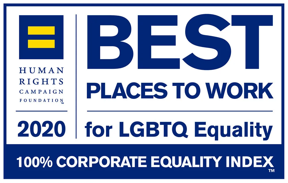 2020 Best Places to Work for LGBTQ Equality—100% Corporate Equality Index - Logo